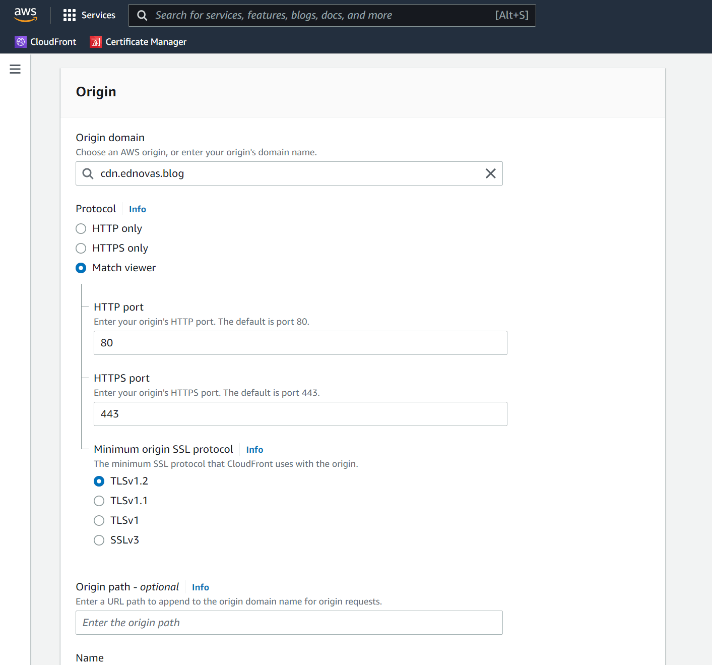 aws cloudfront cdn 